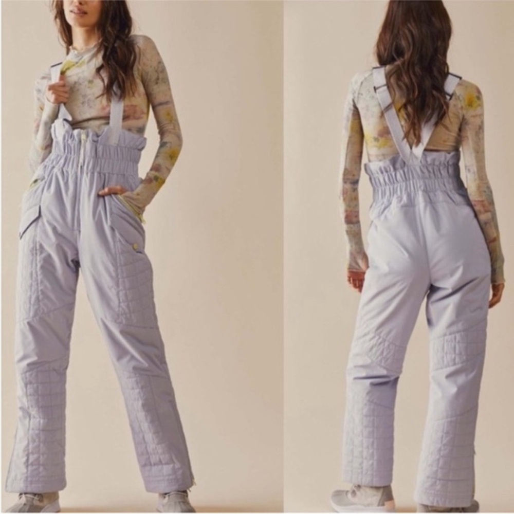 Free People FP Movement All Prepped Ski Bibb in Full Moon